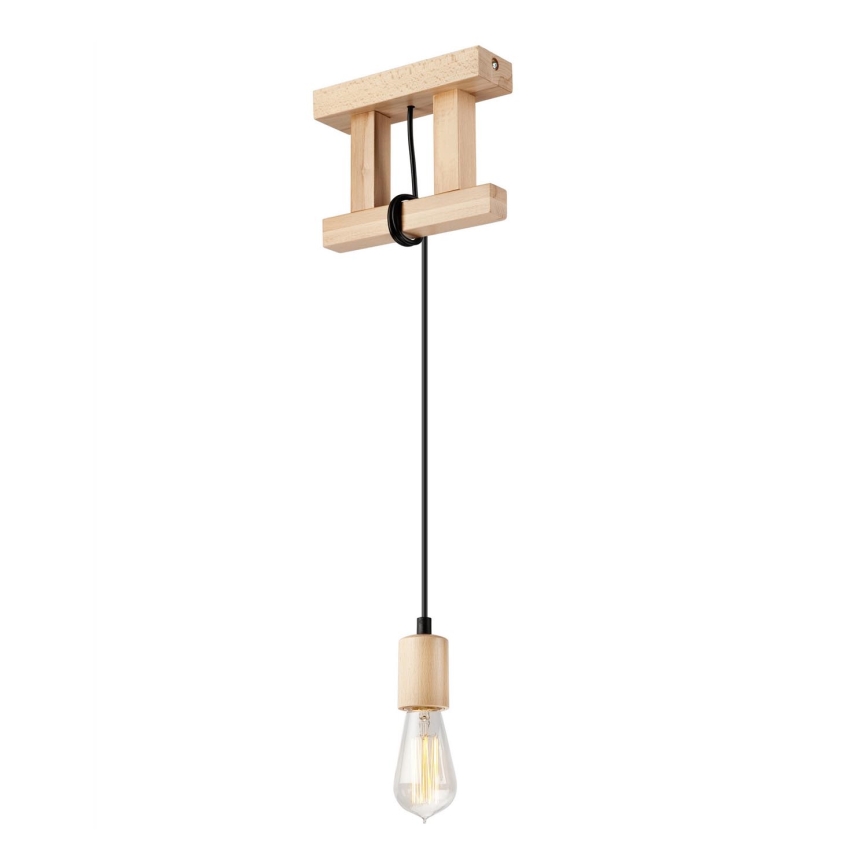 Luster na lanku LEON 1xE27/60W/230V buk