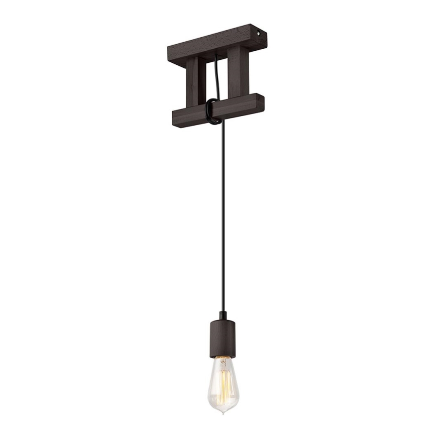 Luster na lanku LEON 1xE27/60W/230V buk