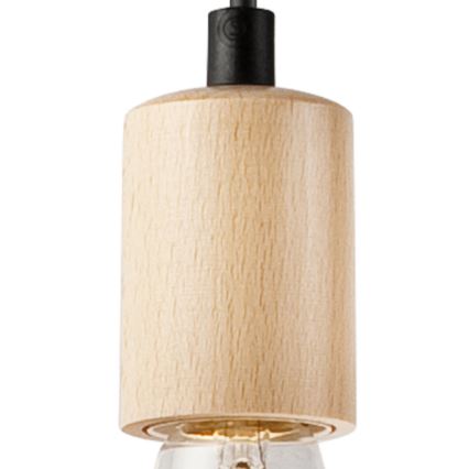 Luster na lanku LEON 1xE27/60W/230V buk