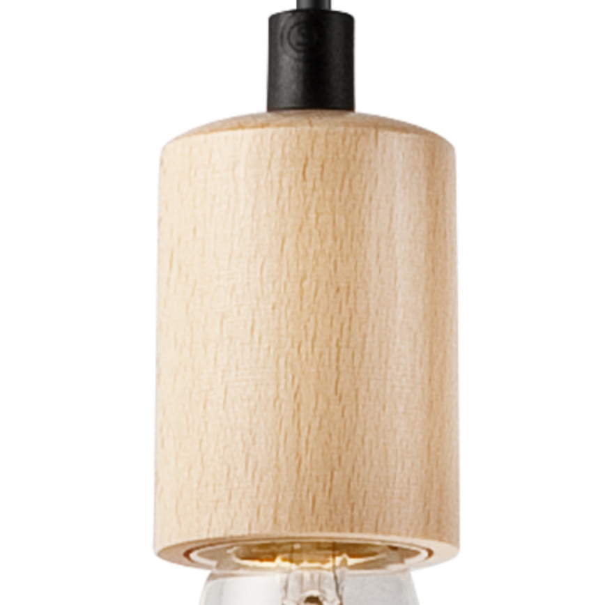 Luster na lanku LEON 1xE27/60W/230V buk