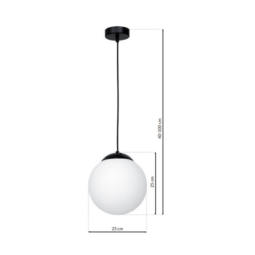 Luster na lanku LIMA 1xE14/40W/230V