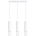 Luster na lanku LIRO 3xGU10/10W/230V biela