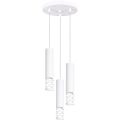 Luster na lanku LIRO 3xGU10/10W/230V biela