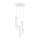 Luster na lanku LIRO 3xGU10/10W/230V biela