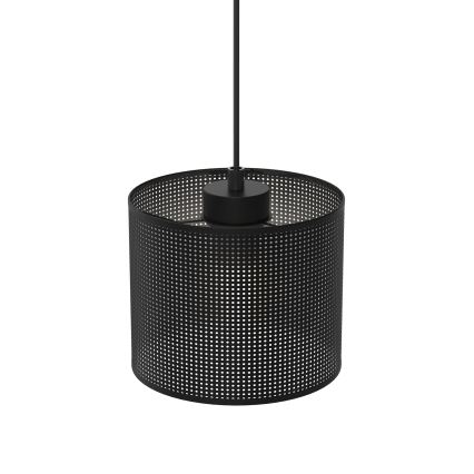 Luster na lanku LOFT SHADE 1xE27/60W/230V pr. 18 cm čierna