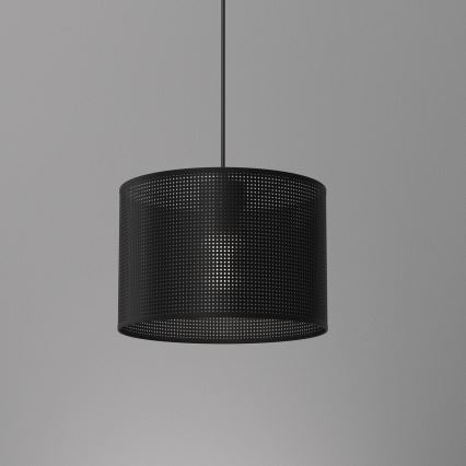 Luster na lanku LOFT SHADE 1xE27/60W/230V pr. 25 cm čierna