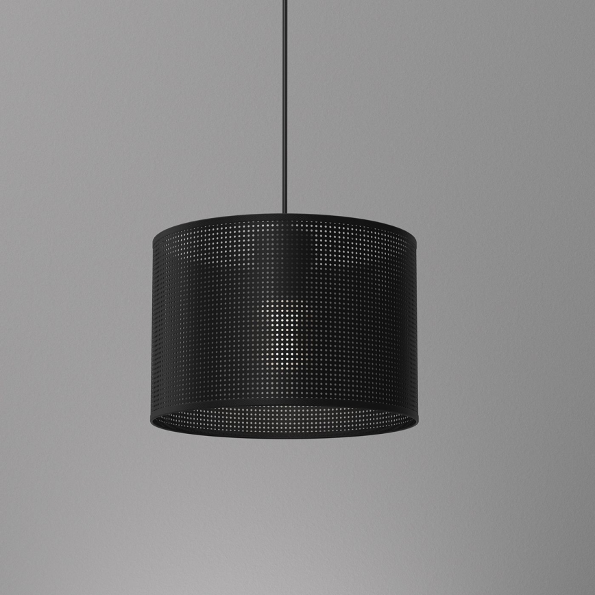 Luster na lanku LOFT SHADE 1xE27/60W/230V pr. 25 cm čierna