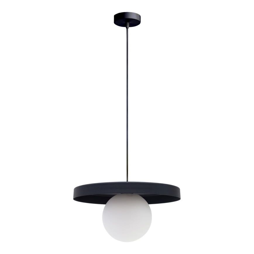 Luster na lanku LOME 1xE27/60W/230V čierna