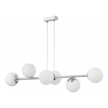 Luster na lanku MADDIE 5xE14/5W/230V lesklý chróm