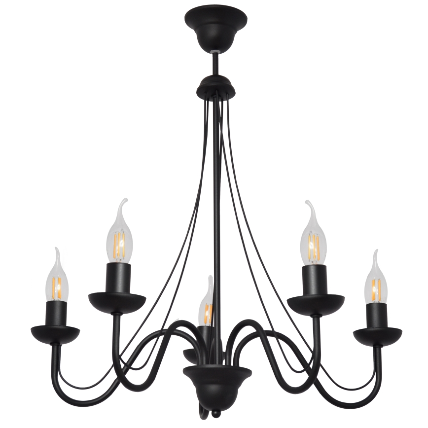 Luster na lanku MALBO II 5xE14/10W/230V