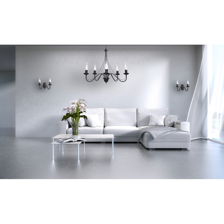 Luster na lanku MALBO II 5xE14/10W/230V