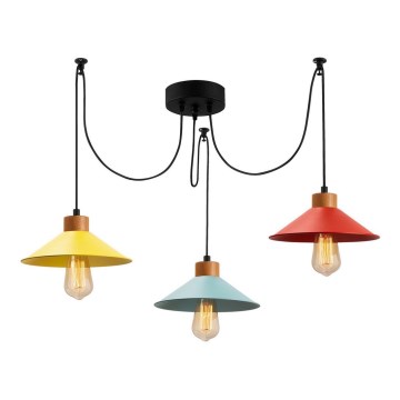 Luster na lanku MANAVGAT 3xE27/100W/230V pavúk