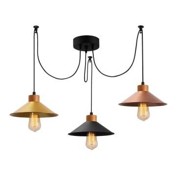 Luster na lanku MANAVGAT 3xE27/40W/230V pavúk