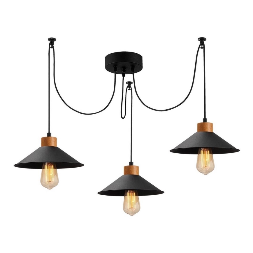 Luster na lanku MANAVGAT 3xE27/40W/230V pavúk