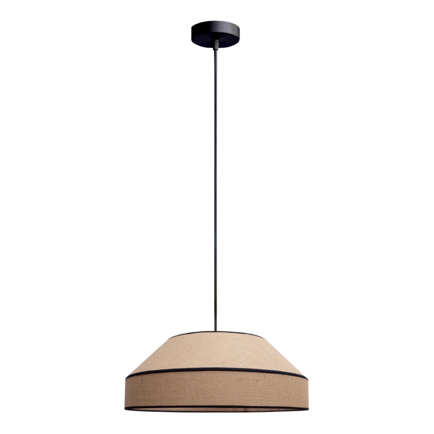 Luster na lanku MANISO 1xE27/60W/230V pr. 45 cm béžová