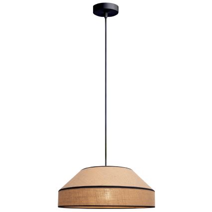 Luster na lanku MANISO 1xE27/60W/230V pr. 45 cm béžová
