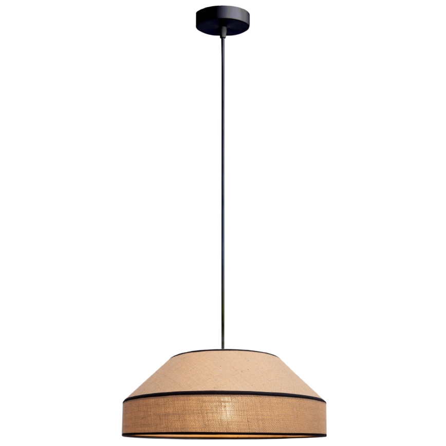 Luster na lanku MANISO 1xE27/60W/230V pr. 45 cm béžová