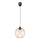 Luster na lanku MATT 1xE27/60W/230V čierna/medená