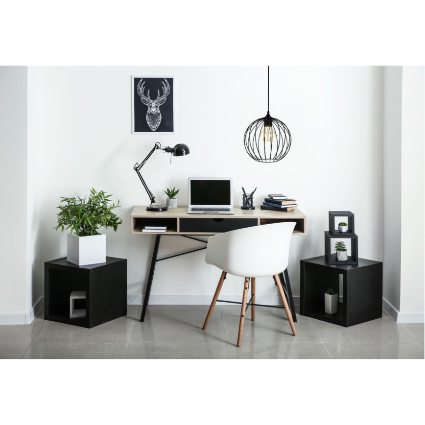 Luster na lanku MATT 1xE27/60W/230V