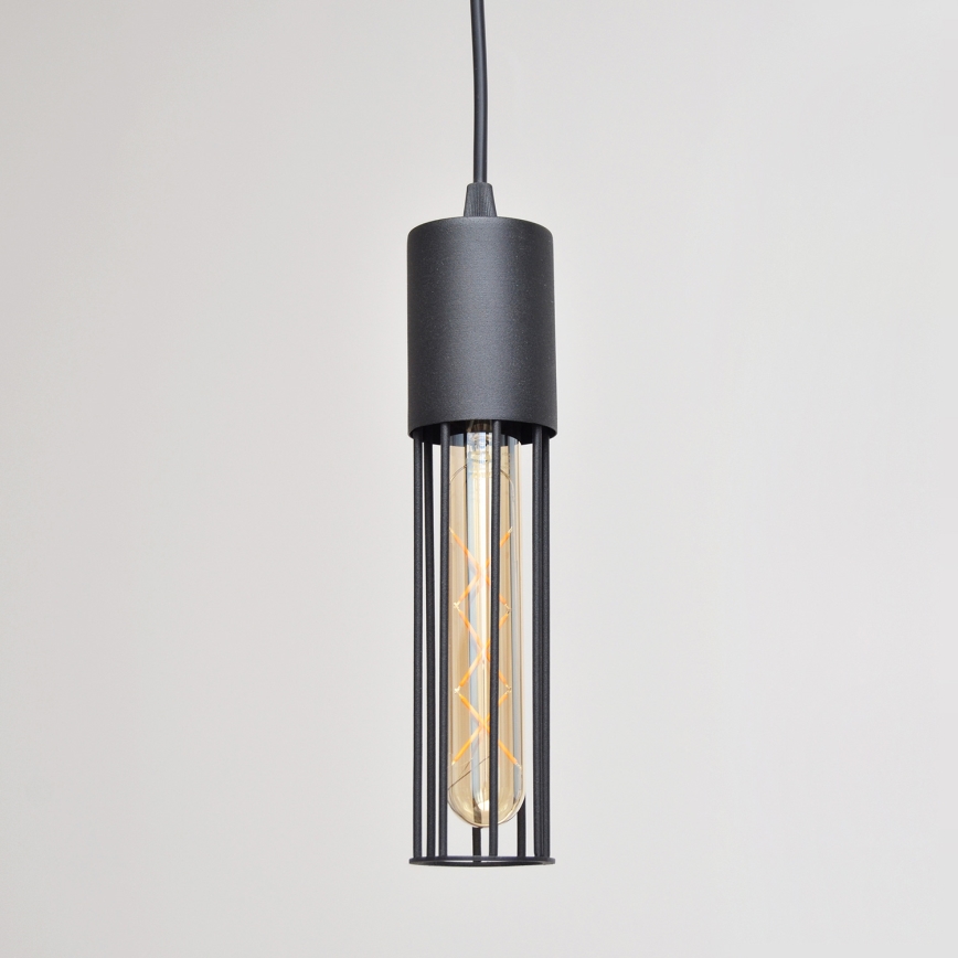 Luster na lanku MELODY 2xE27/15W/230V čierna