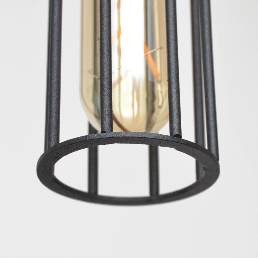 Luster na lanku MELODY 2xE27/15W/230V čierna