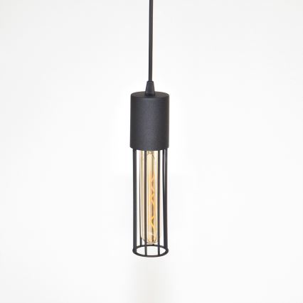 Luster na lanku MELODY 2xE27/15W/230V čierna