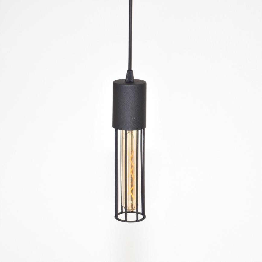 Luster na lanku MELODY 2xE27/15W/230V čierna