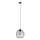 Luster na lanku MERCURE 1xE27/15W/230V pr. 24 cm čierna