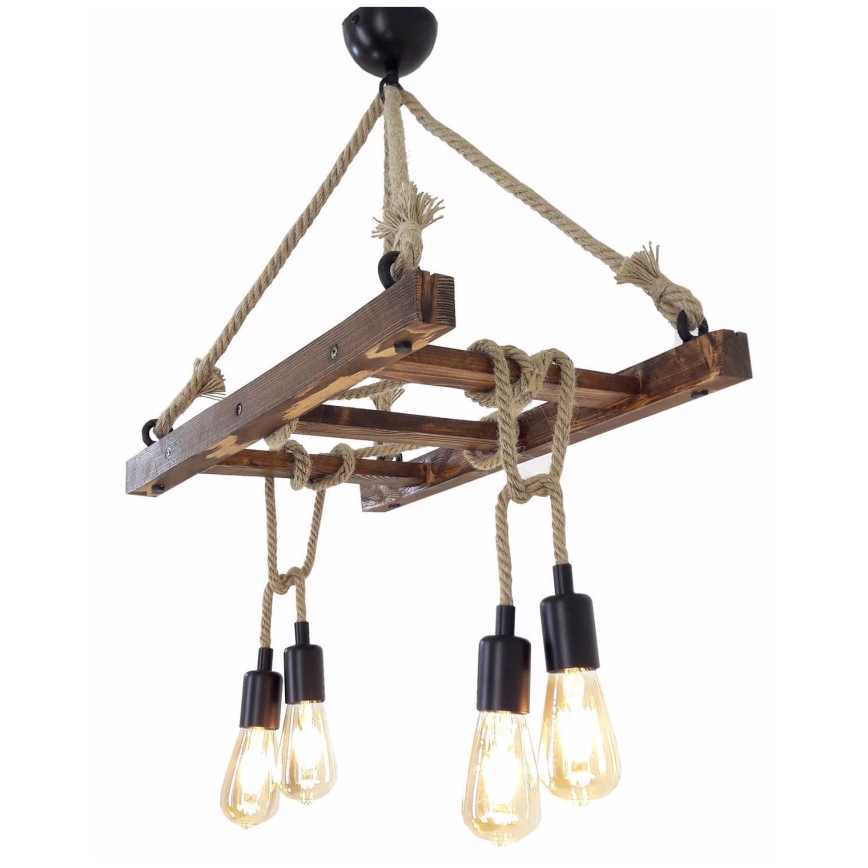 Luster na lanku MERDIVEN 4xE27/40W/230V