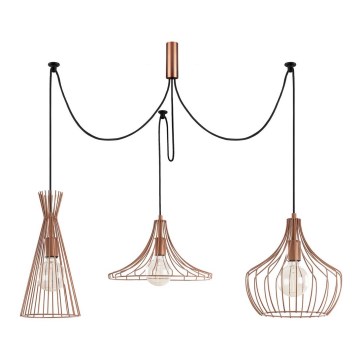 Luster na lanku MEZOPOTAMYA 3xE27/40W/230V pavúk