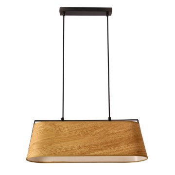 Luster na lanku MILBURY 2xE27/40W/230V hnedá