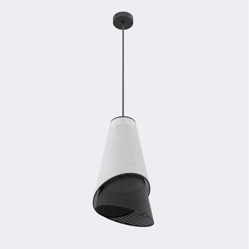 Luster na lanku MODA 1xE27/15W/230V sivá/čierna