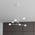 Luster na lanku MODUS 6xGX53/10W/230V biela