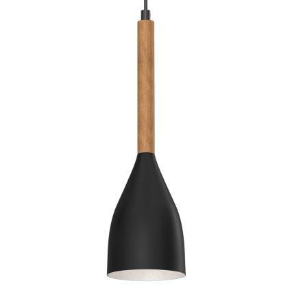 Luster na lanku MUZA NEW 3xE27/60W/230V čierna