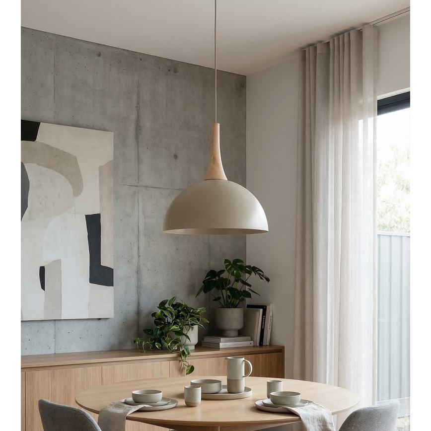 Luster na lanku NAUTICA 1xGX53/12W/230V béžový