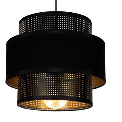 Luster na lanku NESS 1xE27/60W/230V čierna