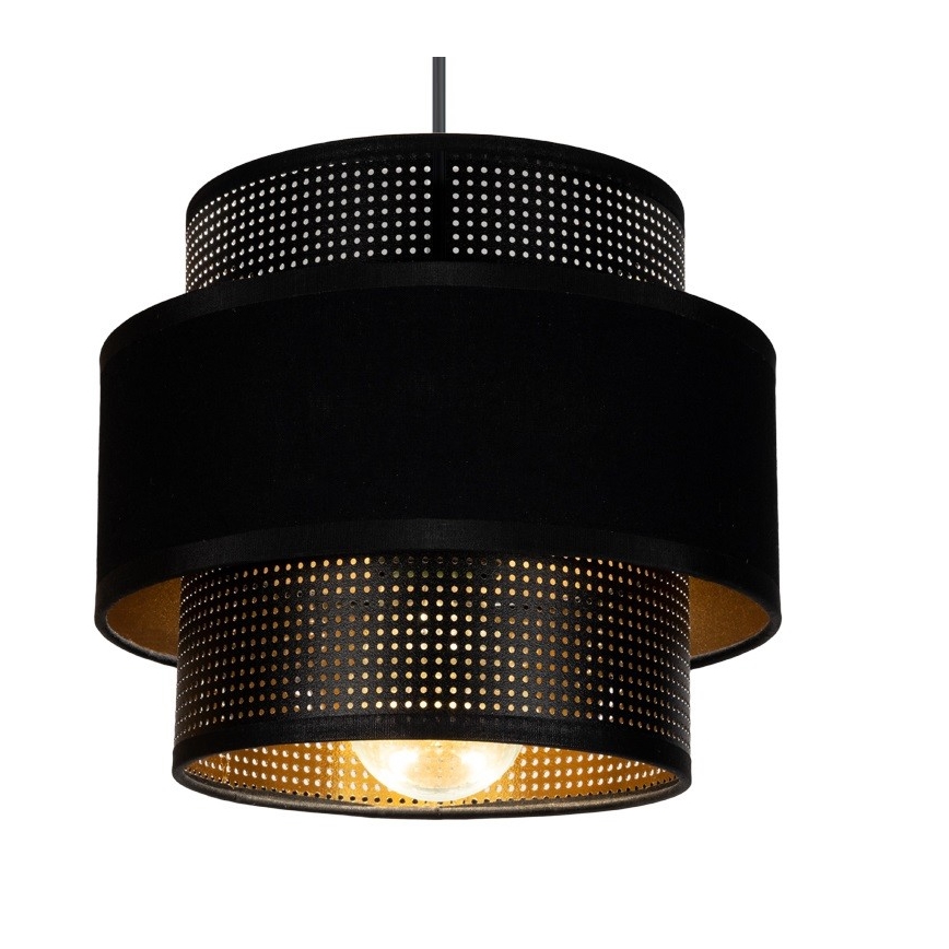 Luster na lanku NESS 1xE27/60W/230V čierna