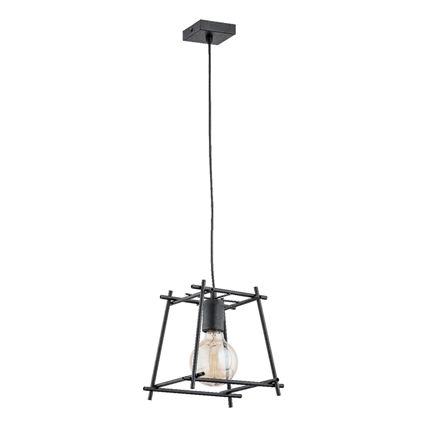 Luster na lanku NETI 1xE27/15W/230V čierna