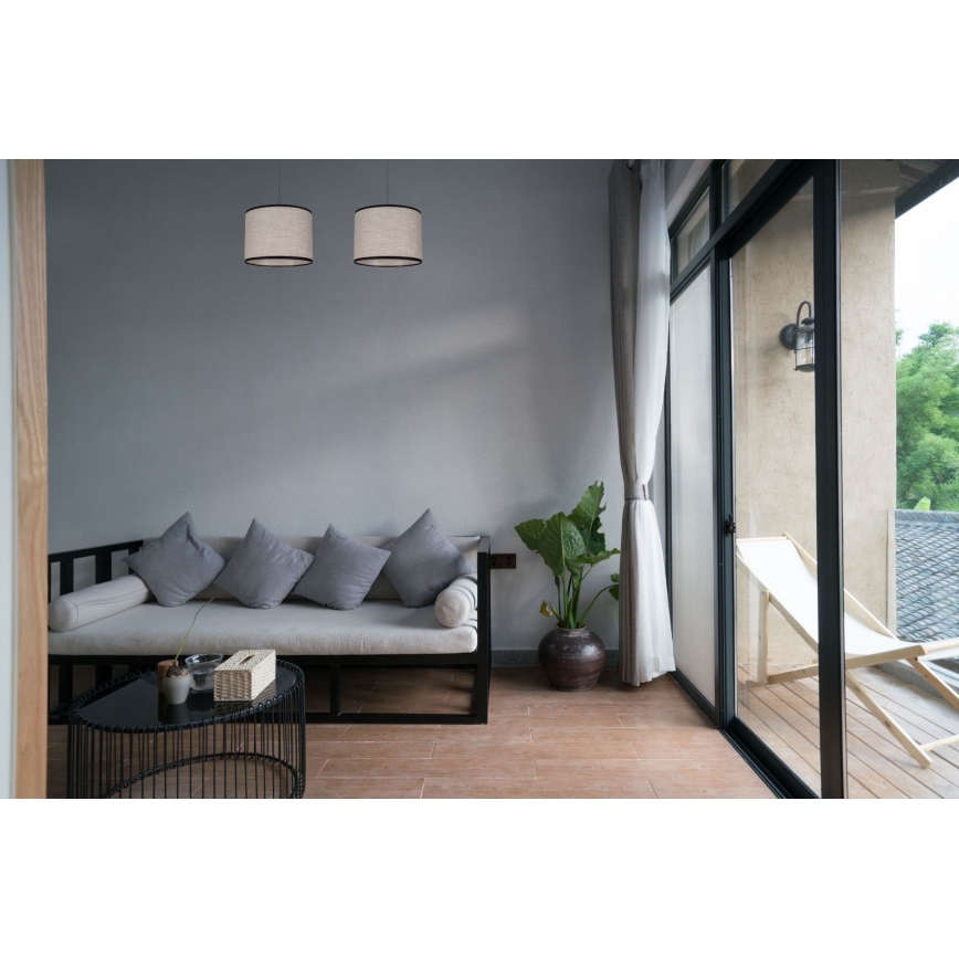 Luster na lanku NEXO 2xE27/60W/230V
