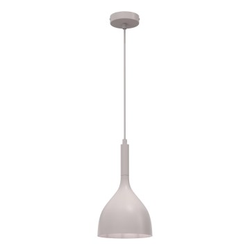 Luster na lanku NOAK 1xE27/15W/230V krémový