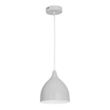 Luster na lanku NOAK 1xE27/15W/230V šedá