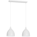 Luster na lanku NOAK 2xE27/15W/230V biela