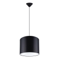 Luster na lanku NOVA 1xE27/15W/230V pr. 30 cm čierna