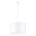 Luster na lanku NOVA 1xE27/15W/230V pr. 40 cm biela