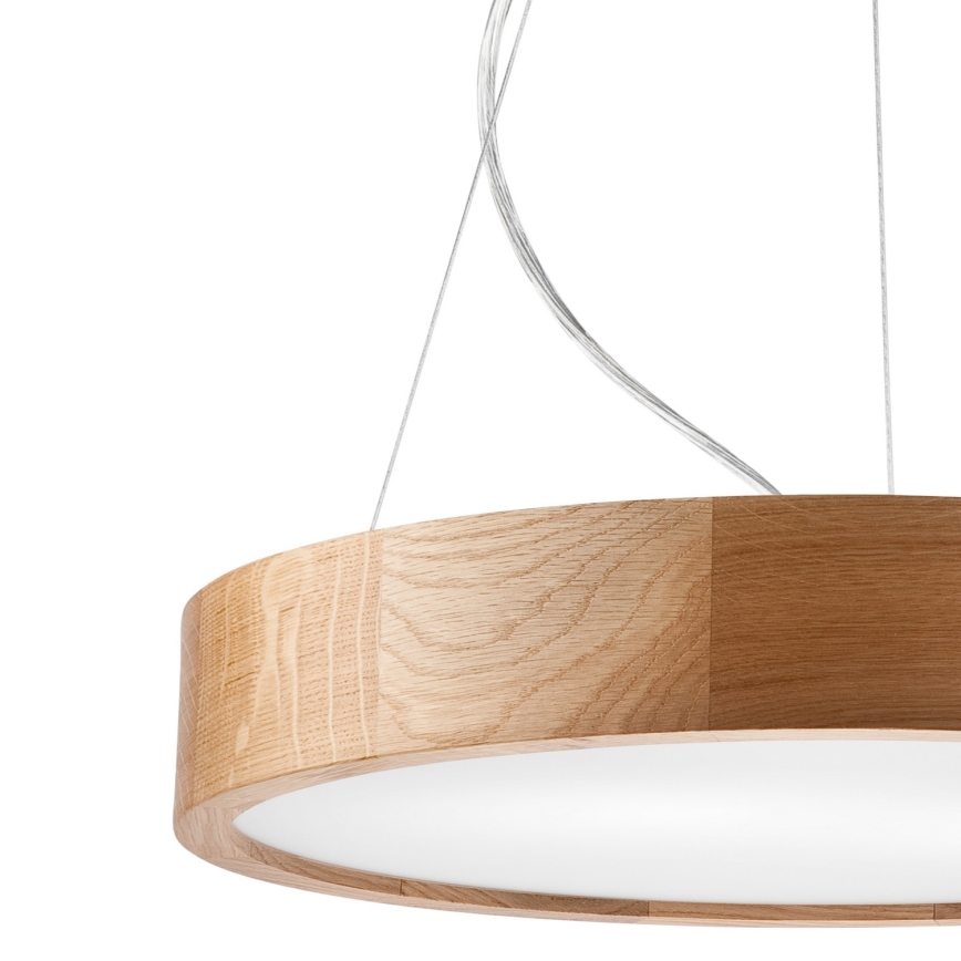 Luster na lanku OAK 3xE27/60W/230V dub ø 47,5 cm - FSC certifikované