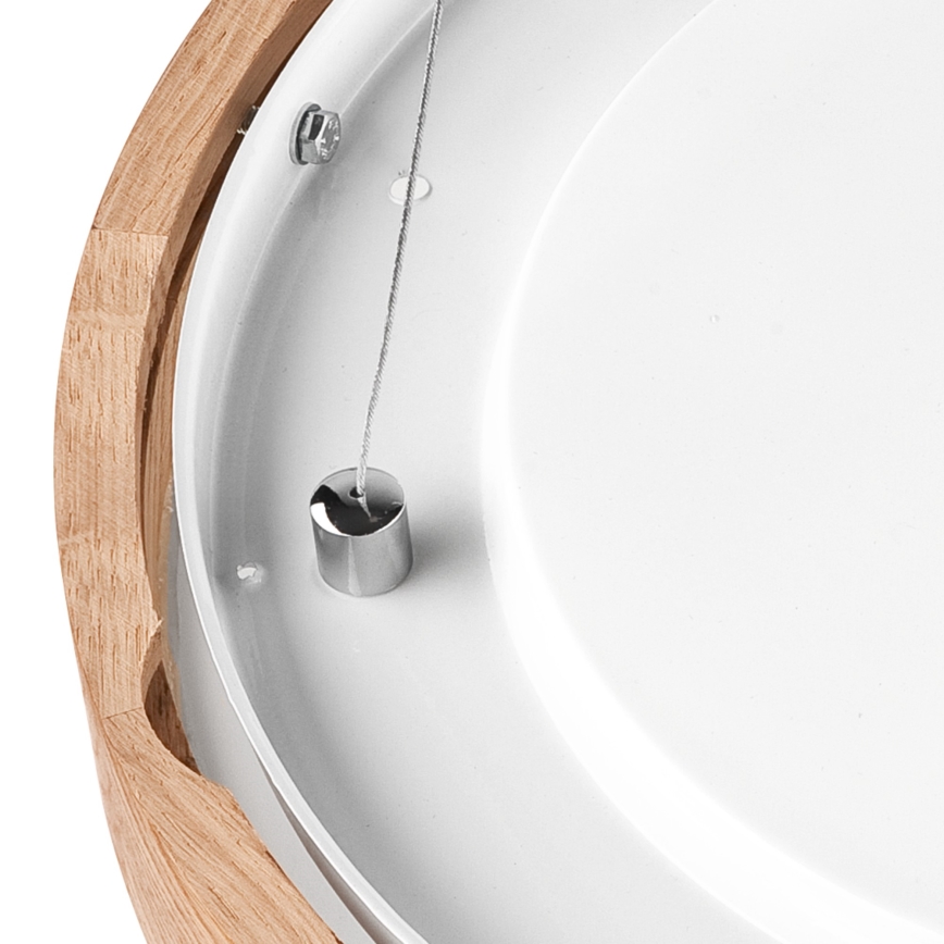 Luster na lanku OAK SLIM 2xE27/60W/230V ø 37 cm dub