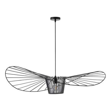 Luster na lanku OGGI 1xE27/40W/230V pr. 100 cm čierna