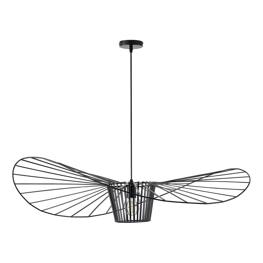 Luster na lanku OGGI 1xE27/40W/230V pr. 100 cm čierna