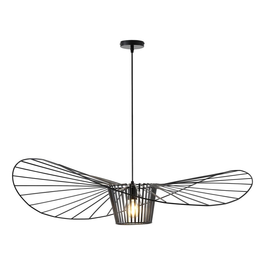 Luster na lanku OGGI 1xE27/40W/230V pr. 100 cm čierna
