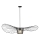 Luster na lanku OGGI 1xE27/40W/230V pr. 100 cm čierna